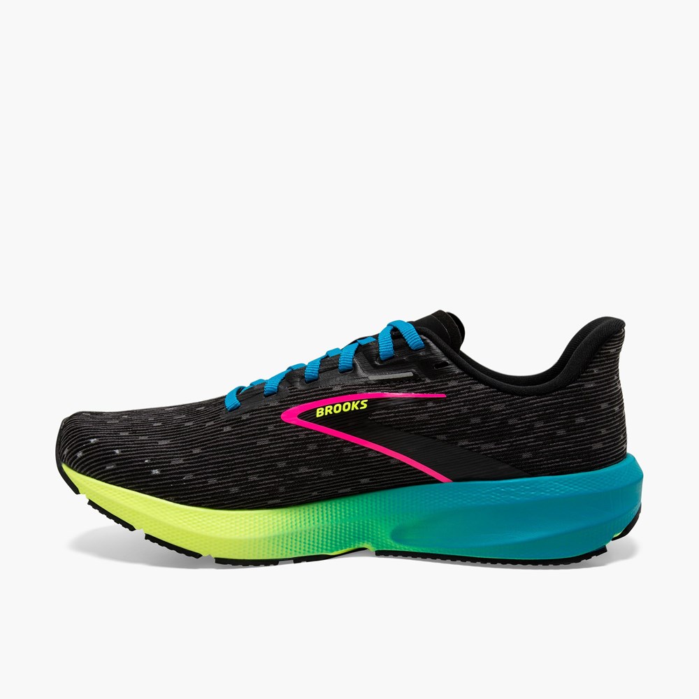 Chaussures Running Route Brooks Launch 10 Blanche Noir Homme | QOD-4517816